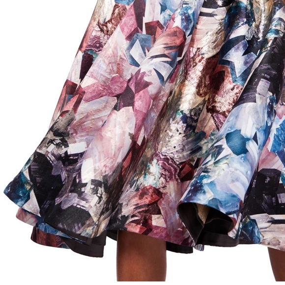 Ted Baker Louwisa Mirrored Minerals Dress (Size S) - Picture 2 of 5